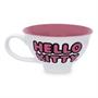 Sanrio Hello Kitty Ceramic Teacup and Saucer Set