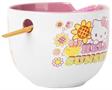 Sanrio Hello Kitty "Hello Sunshine" 20-Ounce Ramen Bowl and Chopstick Set