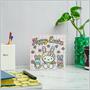 Sanrio Hello Kitty "Happy Easter" 6 x 6 Inch Wood Box Sign