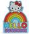 Sanrio Hello Kitty Rainbow Die-Cut Wooden Wall Art Sign