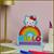 Sanrio Hello Kitty Rainbow Die-Cut Wooden Wall Art Sign