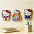 Sanrio Hello Kitty Rainbow Die-Cut Wooden Wall Art Sign