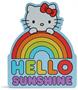 Sanrio Hello Kitty Rainbow Die-Cut Wooden Wall Art Sign