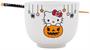 Sanrio Hello Kitty Pumpkin Boo 20-Ounce Ceramic Ramen Bowl and Chopstick Set