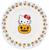 Sanrio Hello Kitty Pumpkin Boo 8-Inch Ceramic Dinner Plate