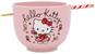 Sanrio Hello Kitty Holiday 20-Ounce Ceramic Ramen Bowl and Chopstick Set