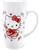 Sanrio Hello Kitty Holiday Candy Cane Ceramic Tall Latte Mug | Holds 16 Ounces