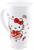 Sanrio Hello Kitty Holiday Candy Cane Ceramic Tall Latte Mug | Holds 16 Ounces