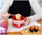 Sanrio Hello Kitty x Nissin Cup Noodles Red Ceramic Ramen Bowl and Chopstick Set