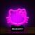 Hello Kitty Face and Bow 6.5 -Inch LED Neon Mood Light