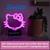 Hello Kitty Face and Bow 6.5 -Inch LED Neon Mood Light