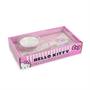 Sanrio Hello Kitty Pink 3-Piece Ceramic Sushi Set With Sauce Bowl and Chopsticks