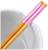 Sanrio Hello Kitty Tokyo Pink Stripes Ramen Bowl with Chopsticks