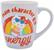 Sanrio Hello Kitty "Main Character Energy" Curved Latte Mug | Hold 25 Ounces