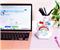 Sanrio Hello Kitty Rainbow Peek Stemless Wine Glass | Holds 20 Ounces