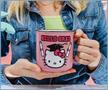 Sanrio Hello Kitty "Hello Grad" Ceramic Glitter Camper Mug | Holds 20 Ounces