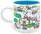 Sanrio Hello Kitty Pink Map Ceramic Mug | Holds 13 Ounces