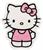 Sanrio Hello Kitty Pink Outfit Sculpted Ceramic Trinket Tray Dish