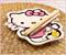 Sanrio Hello Kitty Pink Outfit Sculpted Ceramic Trinket Tray Dish