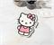 Sanrio Hello Kitty Pink Outfit Sculpted Ceramic Trinket Tray Dish