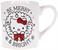Sanrio Hello Kitty "Be Merry & Bright" Wax Resist Ceramic Mug | Holds 14 Ounces