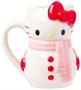 Sanrio Hello Kitty Snowman 20 Ounce 3D Sculpted Ceramic Mug
