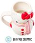 Sanrio Hello Kitty Snowman 20 Ounce 3D Sculpted Ceramic Mug