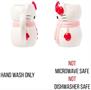 Sanrio Hello Kitty Snowman 20 Ounce 3D Sculpted Ceramic Mug