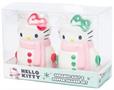 Sanrio Hello Kitty Snowman Ceramic Salt and Pepper Shaker Set