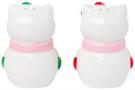 Sanrio Hello Kitty Snowman Ceramic Salt and Pepper Shaker Set