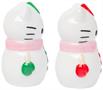 Sanrio Hello Kitty Snowman Ceramic Salt and Pepper Shaker Set