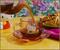 Sanrio Hello Kitty Flowers Glass Teacup and Saucer Set