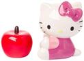Sanrio Hello Kitty and Apple Ceramic Salt and Pepper Shaker Set