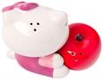 Sanrio Hello Kitty and Apple Ceramic Salt and Pepper Shaker Set
