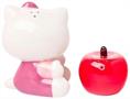Sanrio Hello Kitty and Apple Ceramic Salt and Pepper Shaker Set