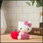 Sanrio Hello Kitty and Apple Ceramic Salt and Pepper Shaker Set