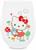 Sanrio Hello Kitty Mushrooms Stemless Wine Glass | Holds 20 Ounces