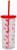 Sanrio Hello Kitty Mushrooms Carnival Cup With Lid and Straw | Holds 20 Ounces