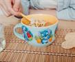 Disney Lilo & Stitch Ceramic Soup Mug With Spoon | Holds 24 Ounces