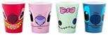 Disney Lilo & Stitch 4-Piece Plastic Mini Cup Set | Each Holds 2 Ounces