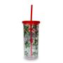 Disney Lilo & Stitch Santa Outfit Carnival Cup With Lid And Straw | Holds 20 Ounces