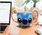 Disney Lilo & Stitch Experiment 626 Face 3D Sculpted Ceramic Mug | 16 Ounces