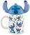 Disney Lilo & Stitch Ceramic Mug With Sculpted Topper | Holds 18 Ounces