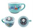 Disney Lilo & Stitch Aloha Ceramic Soup Mug With Vented Lid | Holds 24 Ounces