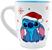 Disney Lilo & Stitch Santa Hat Jumbo Curved Ceramic Latte Mug | Holds 25 Ounces