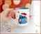 Disney Lilo & Stitch Santa Hat Jumbo Curved Ceramic Latte Mug | Holds 25 Ounces