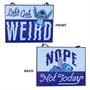 Disney Lilo & Stitch "Let's Get Weird" Reversible Hanging Sign Wall Art