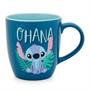 Disney Lilo & Stitch "Ohana" Hawaiian Palm Ceramic Mug | Holds 18 Ounces