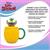 Disney Lilo & Stitch Pineapple 3D Sculpted Ceramic Mug With Lid | Holds 20 Ounce