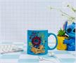 Disney Lilo & Stitch "All Hail The King" Ceramic Glitter Mug | Holds 20 Ounces